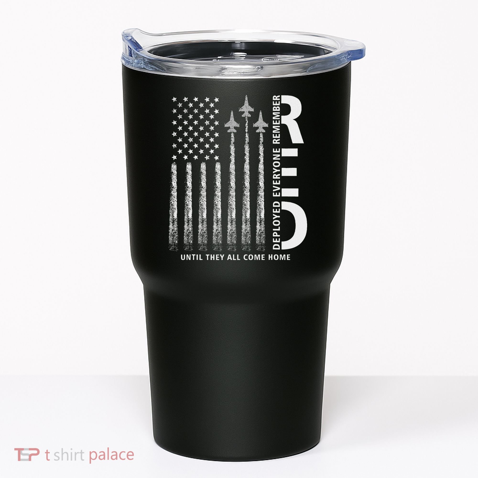 Red Friday Remember Everyone Deployed Military American Flag Tumbler