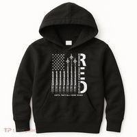 Red Friday Remember Everyone Deployed Military American Flag Kids Hoodie thumb 0