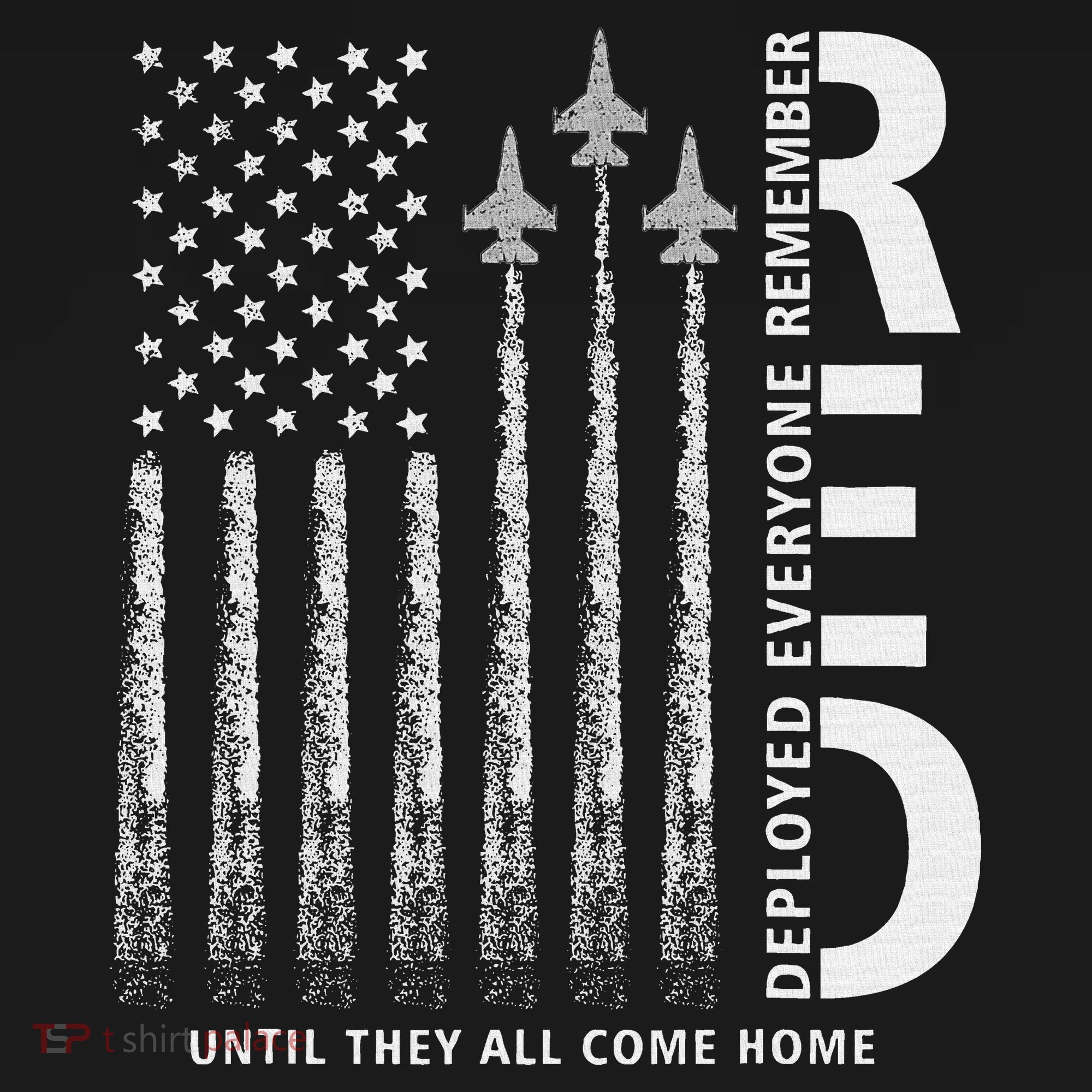Red Friday Remember Everyone Deployed Military American Flag Kids Long Sleeve Shirt