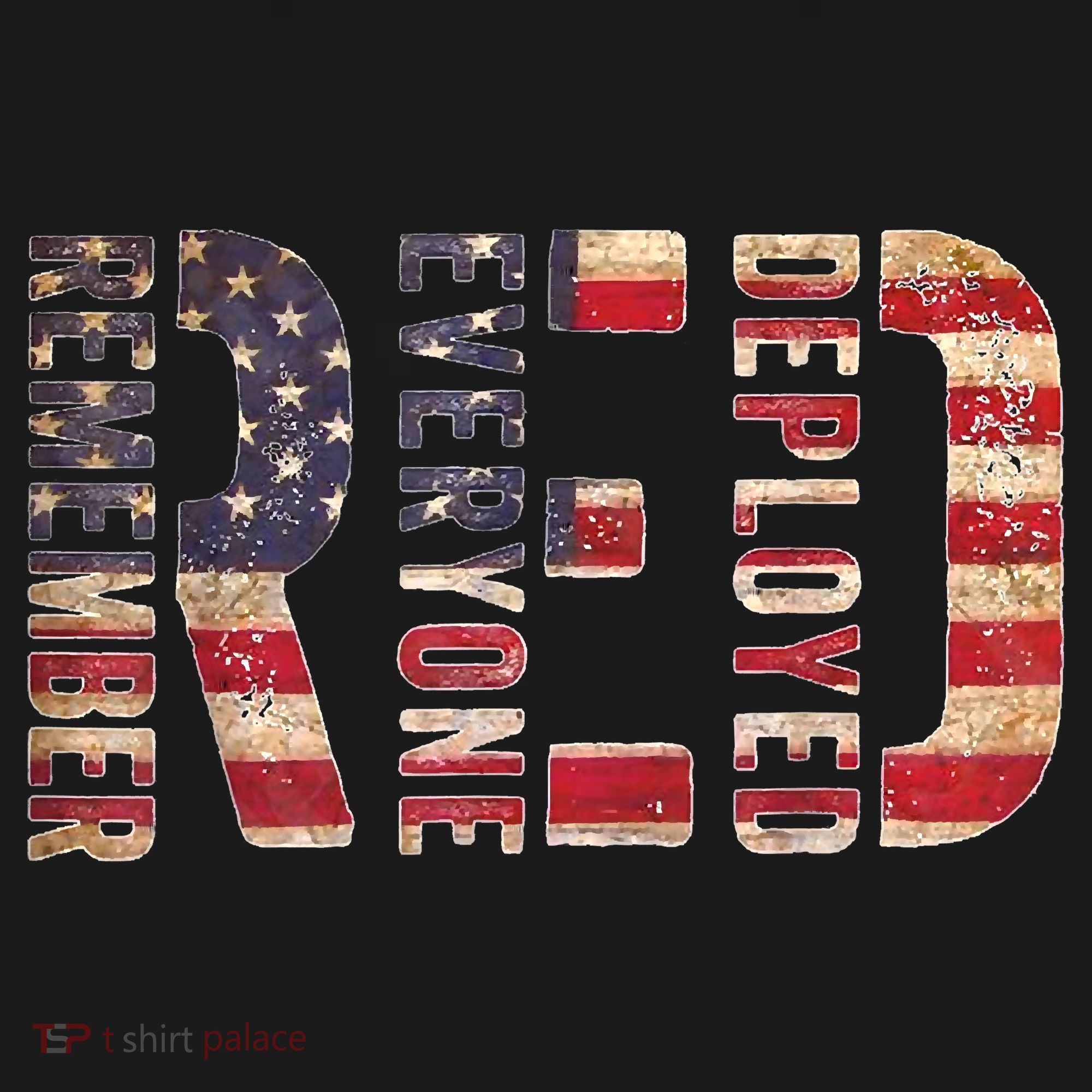 Red Fridays Remember Everyone Deployed American Flag Doggie Tank