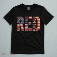 Red Fridays Remember Everyone Deployed American Flag T-Shirt thumb 5