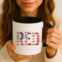 Red Fridays Remember Everyone Deployed American Flag Coffee Mug thumb 3
