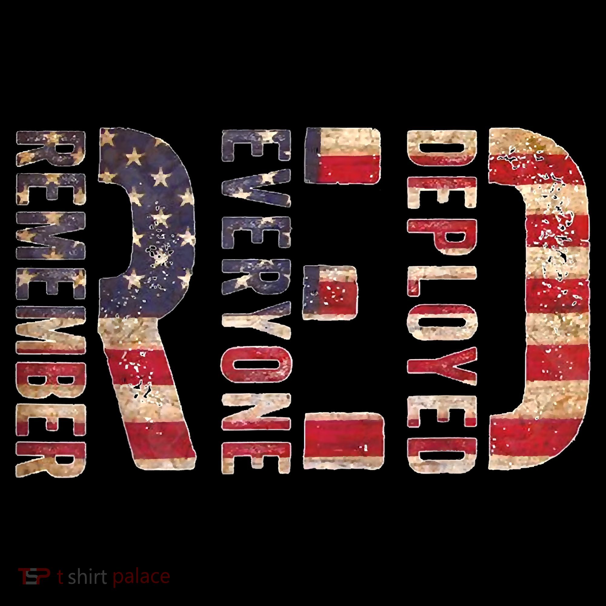 Red Fridays Remember Everyone Deployed American Flag Mousepad