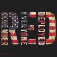 Red Fridays Remember Everyone Deployed American Flag Hat thumb 2