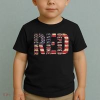 Red Fridays Remember Everyone Deployed American Flag Toddler T-Shirt thumb 2