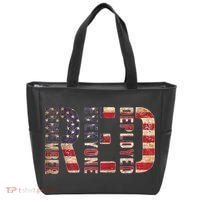 Red Fridays Remember Everyone Deployed American Flag Tote Bag thumb 0