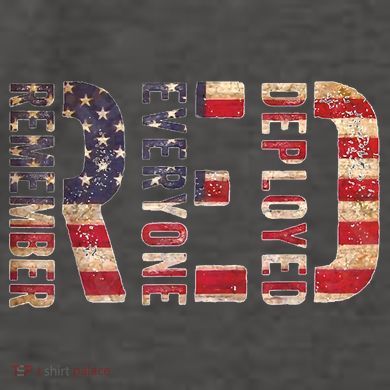 Red Fridays Remember Everyone Deployed American Flag Vector Backpack