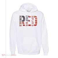 Red Fridays Remember Everyone Deployed American Flag Comfort Colors Garment-Dyed Hooded Sweatshirt thumb 0