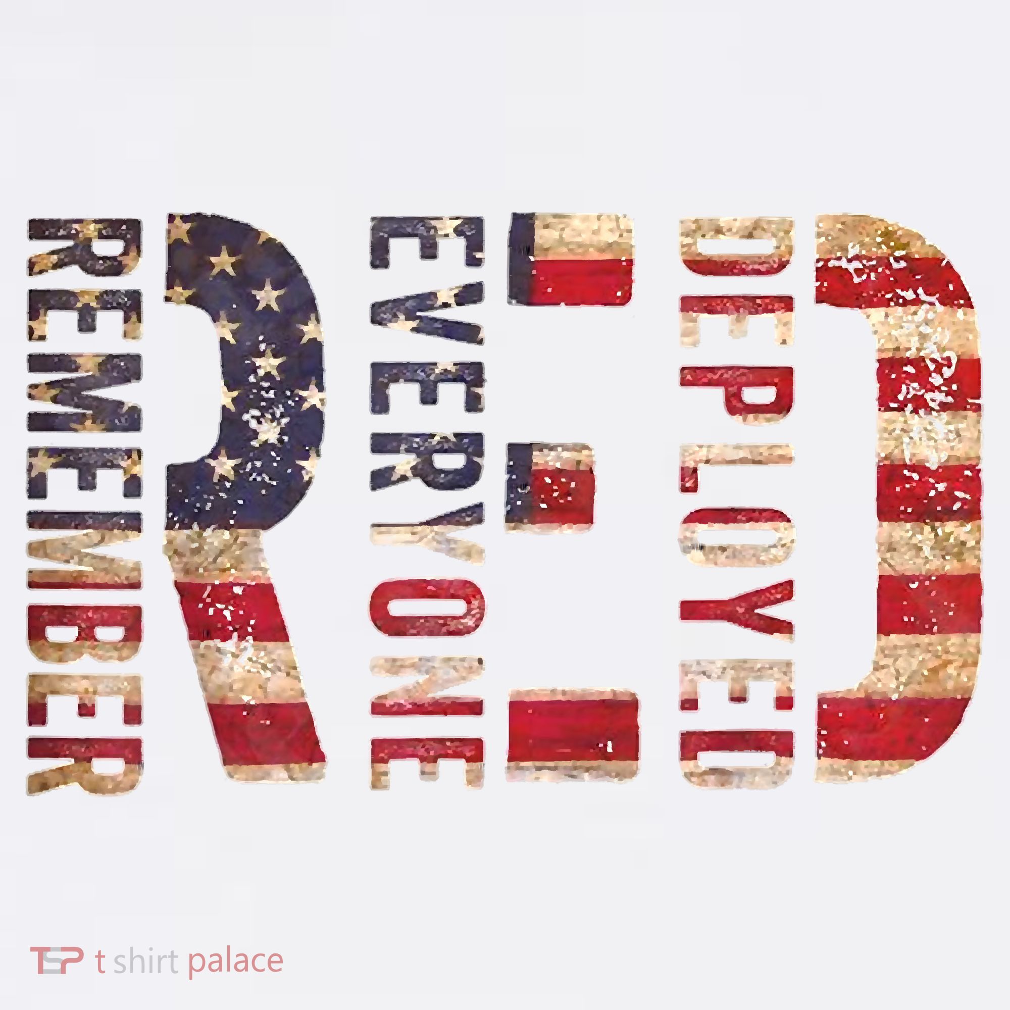 Red Fridays Remember Everyone Deployed American Flag Comfort Colors Garment-Dyed Hooded Sweatshirt