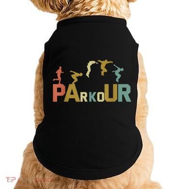 Retro Free Running Parkour Doggie Tank