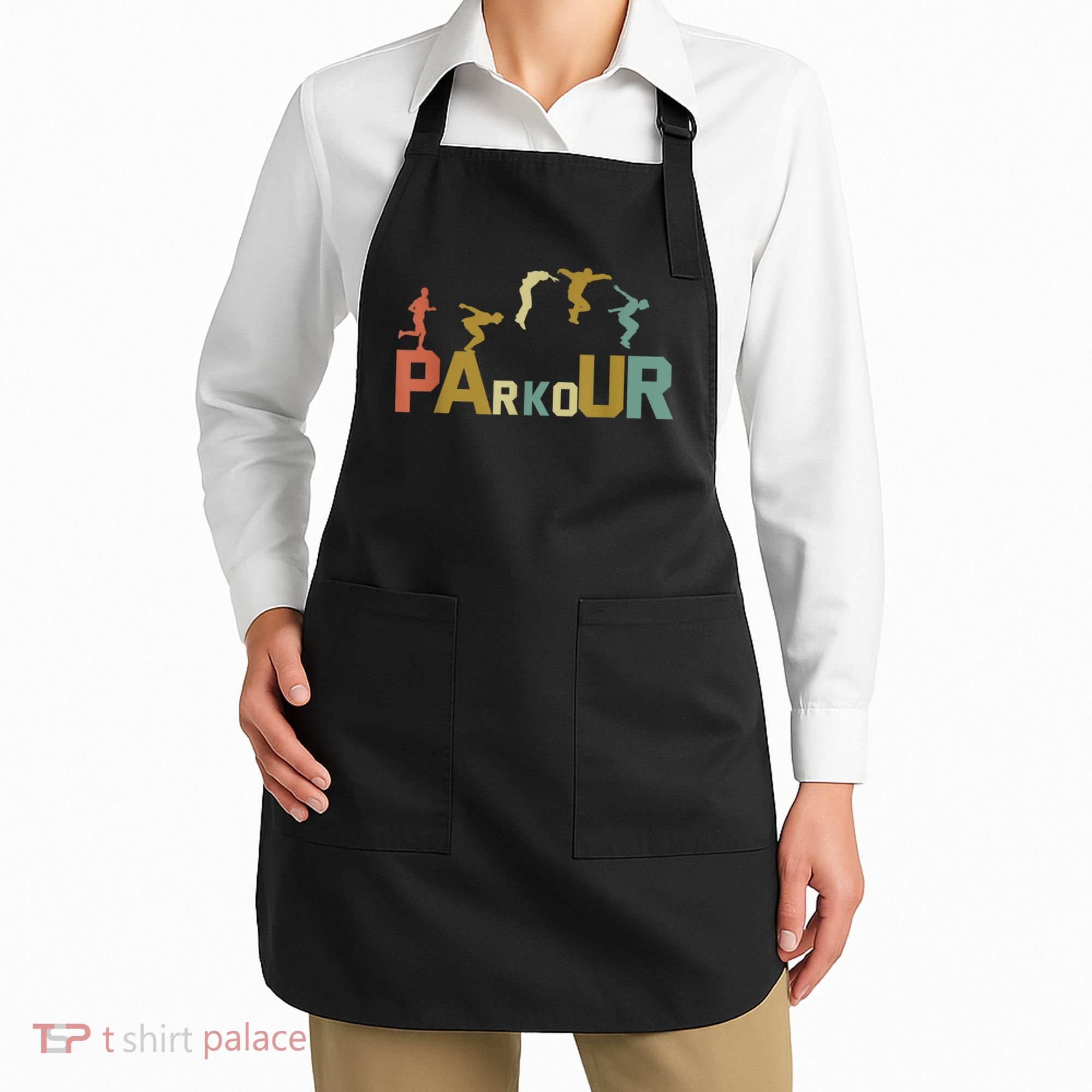Retro Free Running Parkour Apron