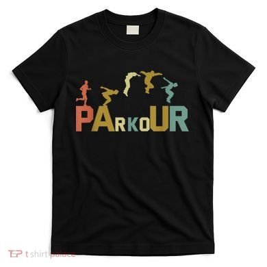 Retro Free Running Parkour T-Shirt