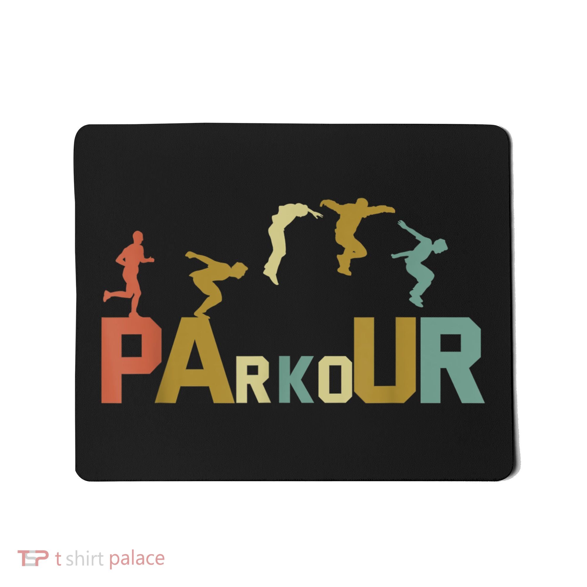Retro Free Running Parkour Mousepad