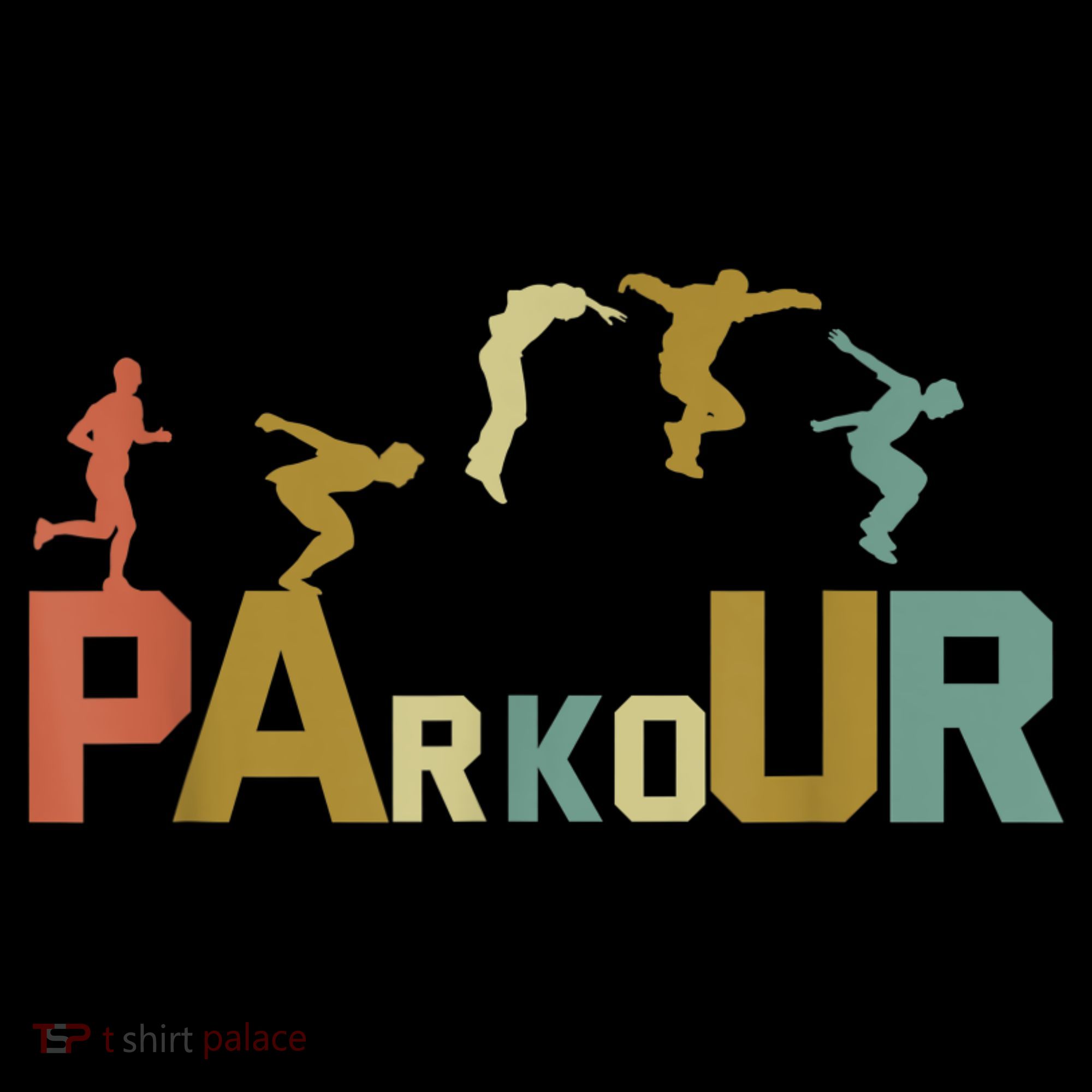 Retro Free Running Parkour Mousepad