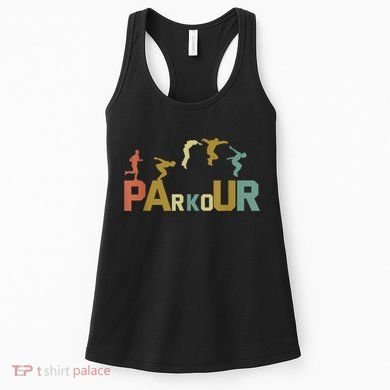 Retro Free Running Parkour Women's Tank Top
