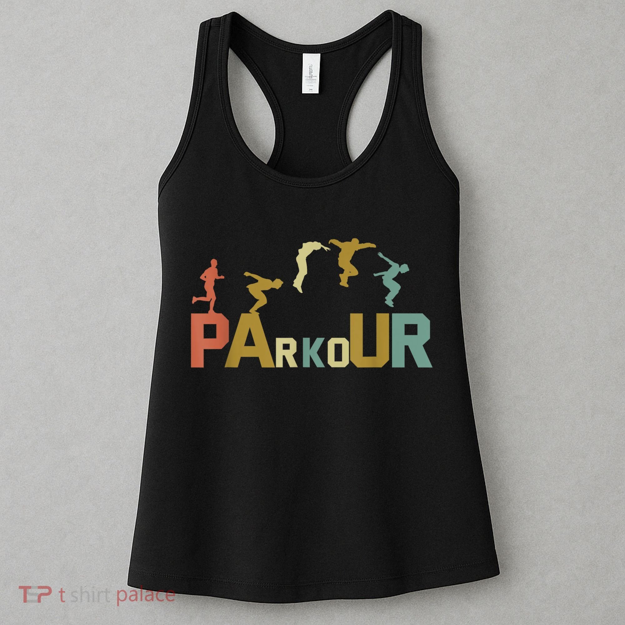 Retro Free Running Parkour Women's Tank Top