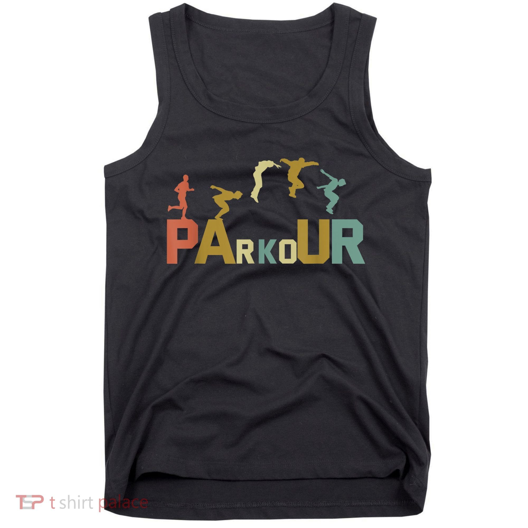 Retro Free Running Parkour Tank Top