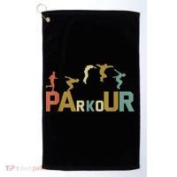 Retro Free Running Parkour Golf Towel thumb 0