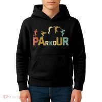 Retro Free Running Parkour Kids Hoodie thumb 4
