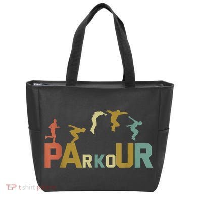 Retro Free Running Parkour Tote Bag