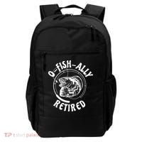 Retired Fishing Retirement Gift Backpack thumb 0