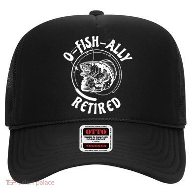 Retired Fishing Retirement Gift Hat