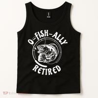 Retired Fishing Retirement Gift Tank Top thumb 2