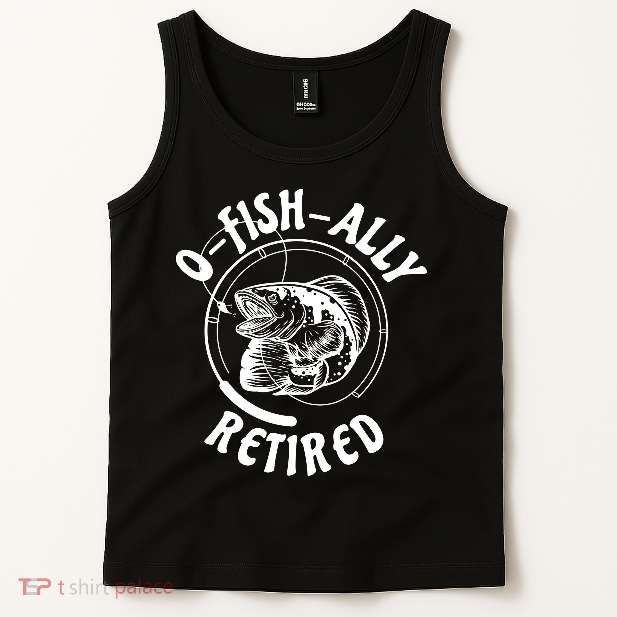 Retired Fishing Retirement Gift Tank Top