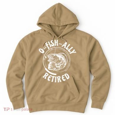 Retired Fishing Retirement Gift Hoodie