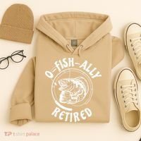 Retired Fishing Retirement Gift Hoodie thumb 4