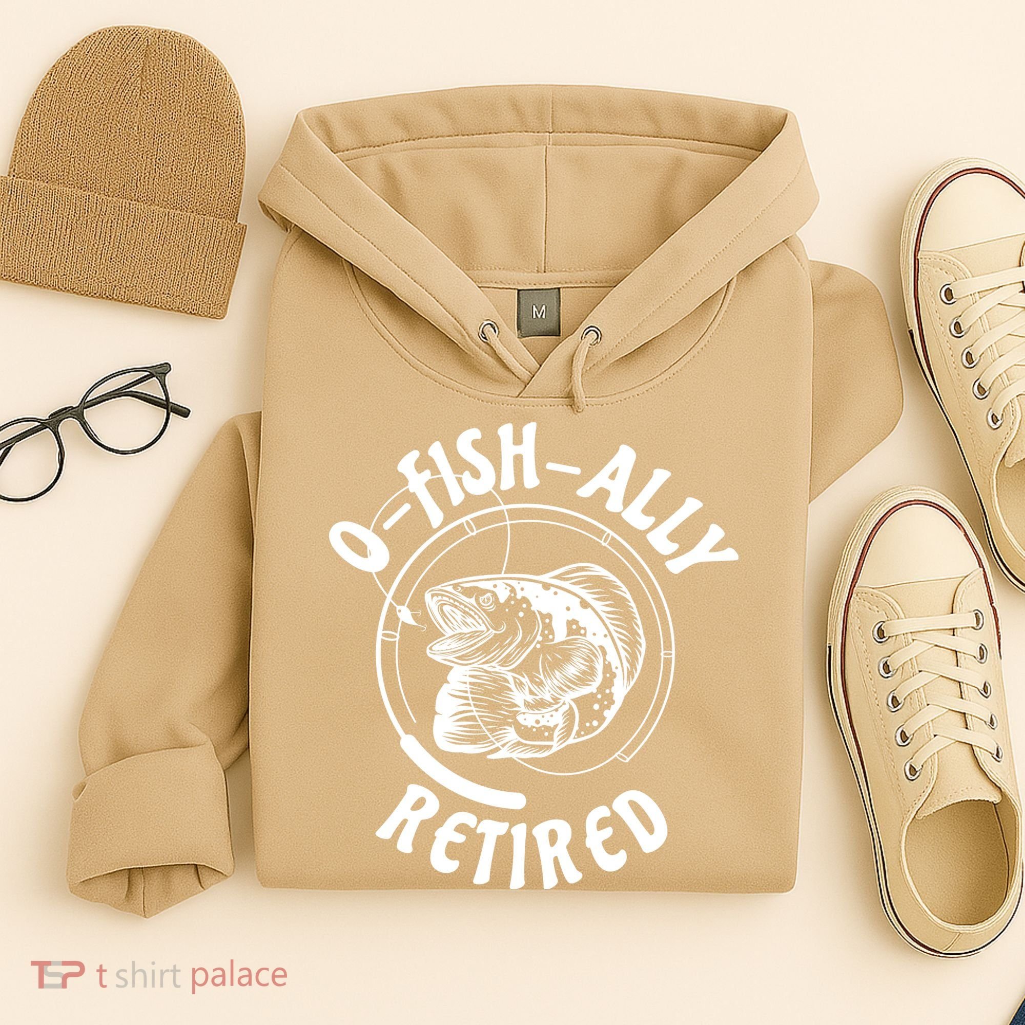 Retired Fishing Retirement Gift Hoodie