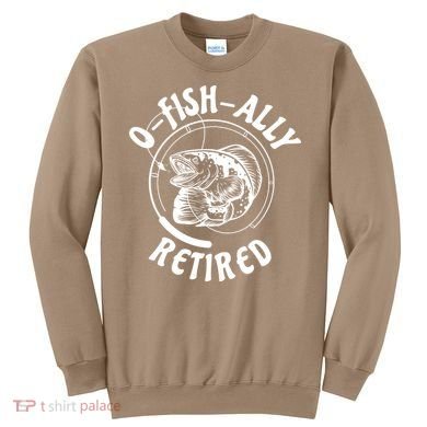 Retired Fishing Retirement Gift Sweatshirt