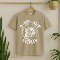 Retired Fishing Retirement Gift T-Shirt thumb 2