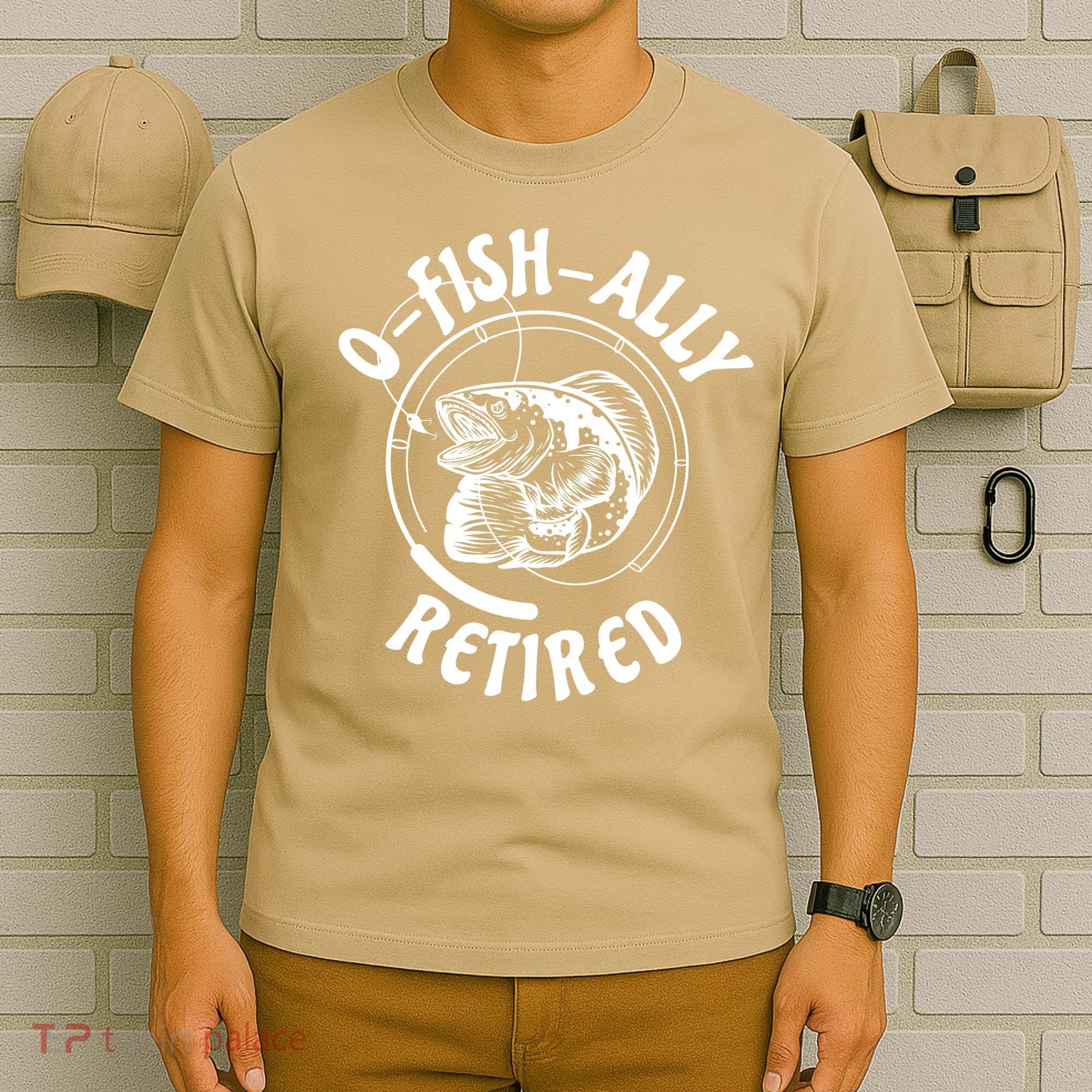 Retired Fishing Retirement Gift T-Shirt