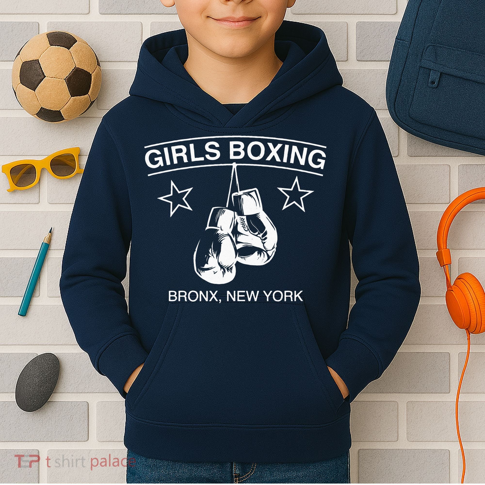 Rachel Famous Rachel Boxing Bronx NY Kids Hoodie