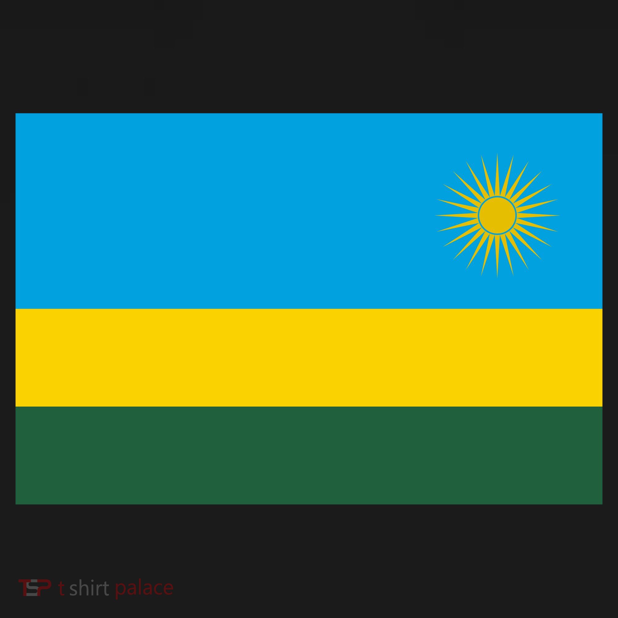 Rwanda Flag Doggie Tank