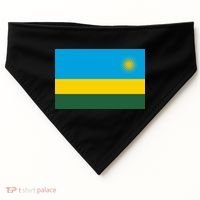 Rwanda Flag USA-Made Doggie Bandana thumb 0