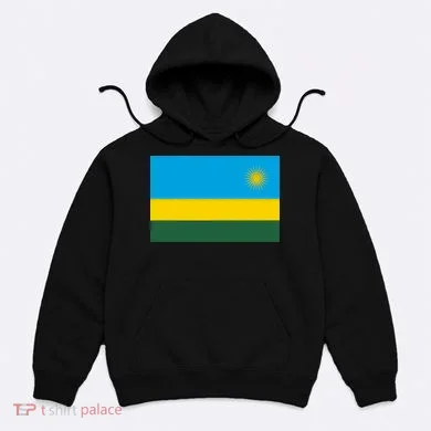 Rwanda Flag Hoodie
