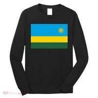 Rwanda Flag Long Sleeve Shirt thumb 0
