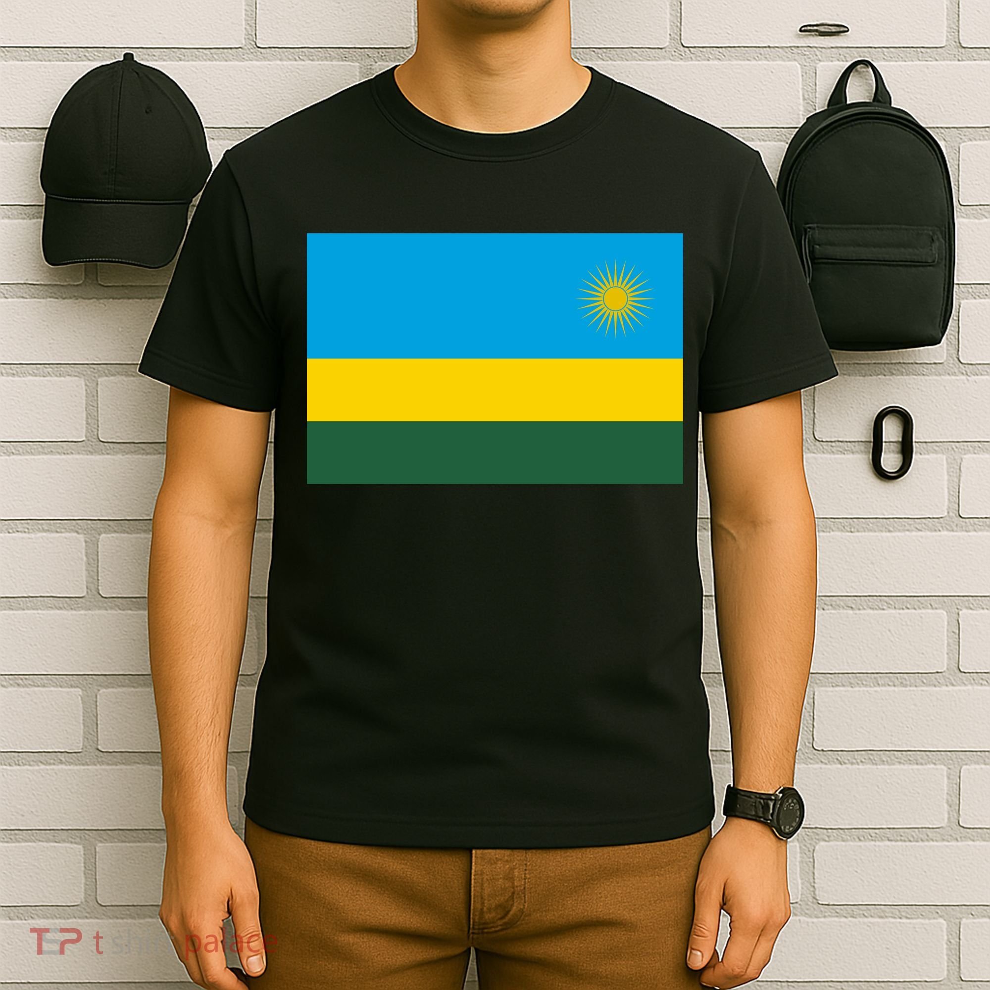 Rwanda Flag T-Shirt