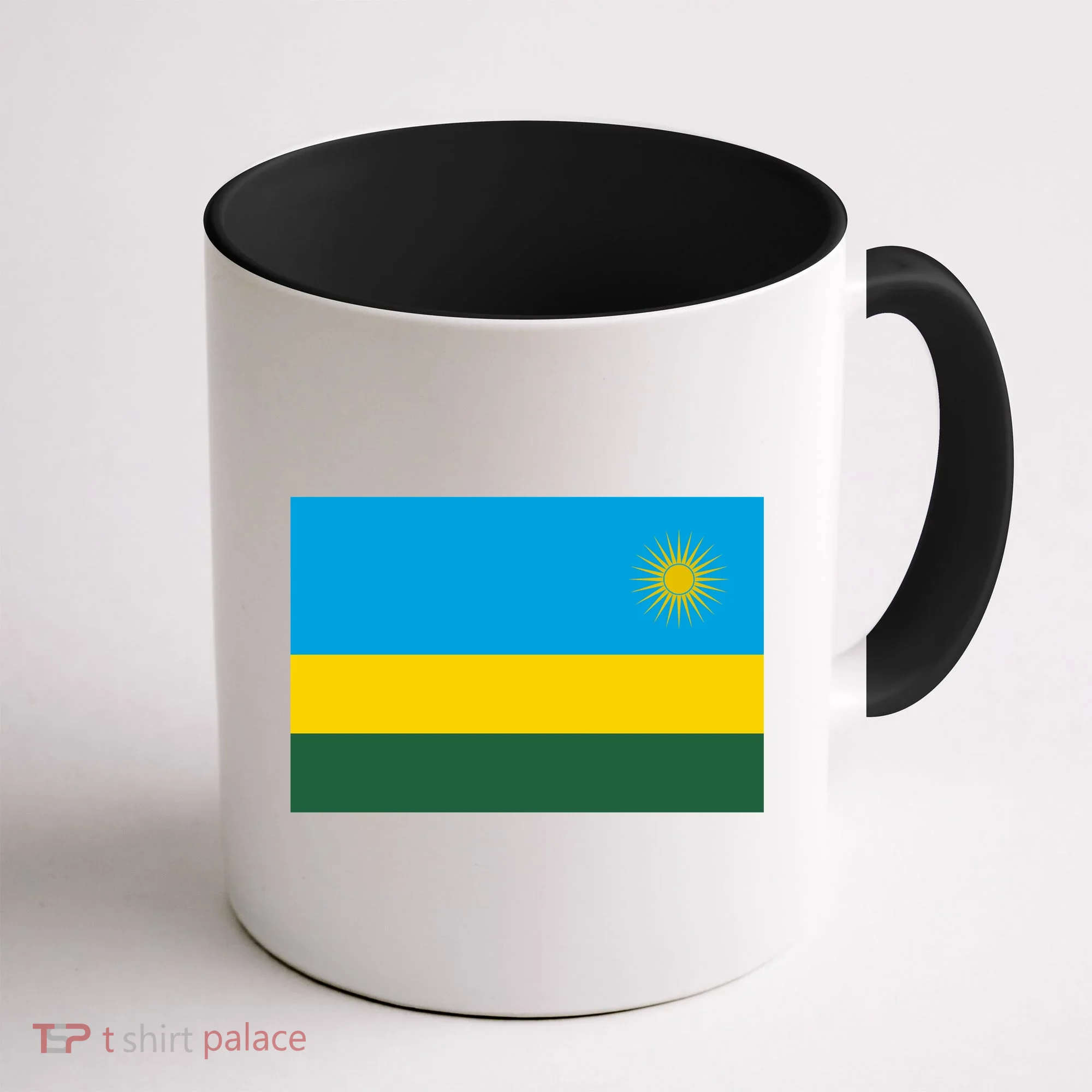 Rwanda Flag Coffee Mug