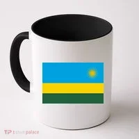 Rwanda Flag Coffee Mug thumb 0