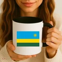 Rwanda Flag Coffee Mug thumb 3