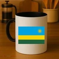 Rwanda Flag Coffee Mug thumb 4