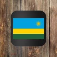 Rwanda Flag Coaster thumb 0