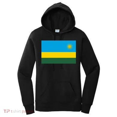 Rwanda Flag Women's Hoodie