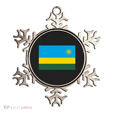 Rwanda Flag Ornament