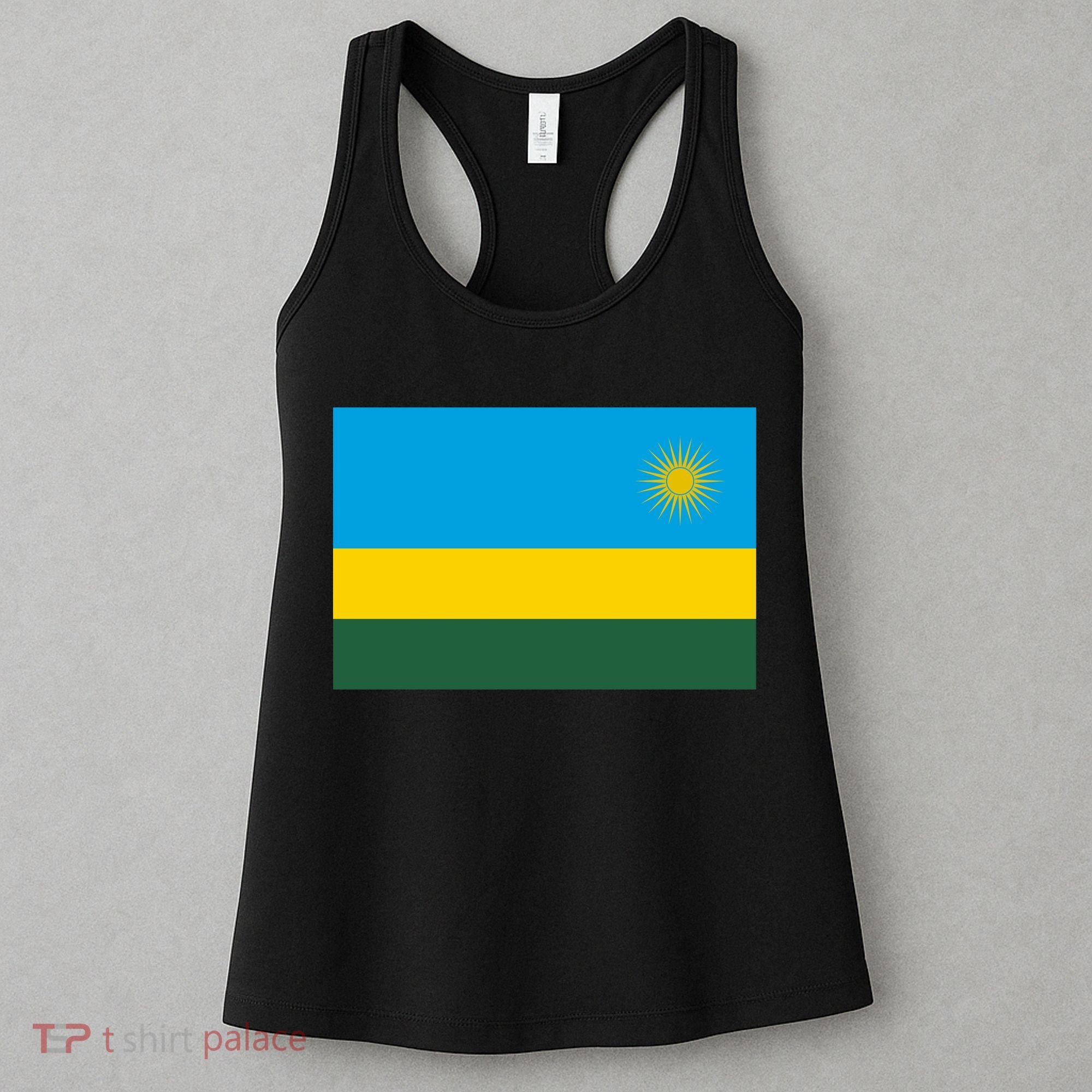 Rwanda Flag Women's Tank Top