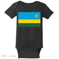 Rwanda Flag Baby Bodysuit thumb 0