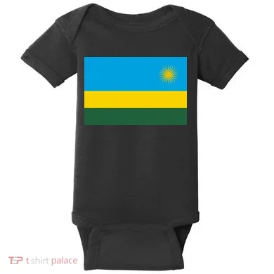 Rwanda Flag Baby Bodysuit